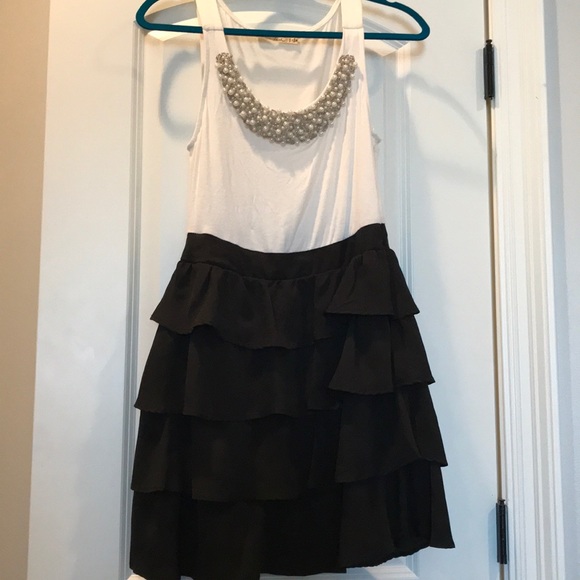 Lush Dresses & Skirts - DONATED - Pearl Embellished Dress